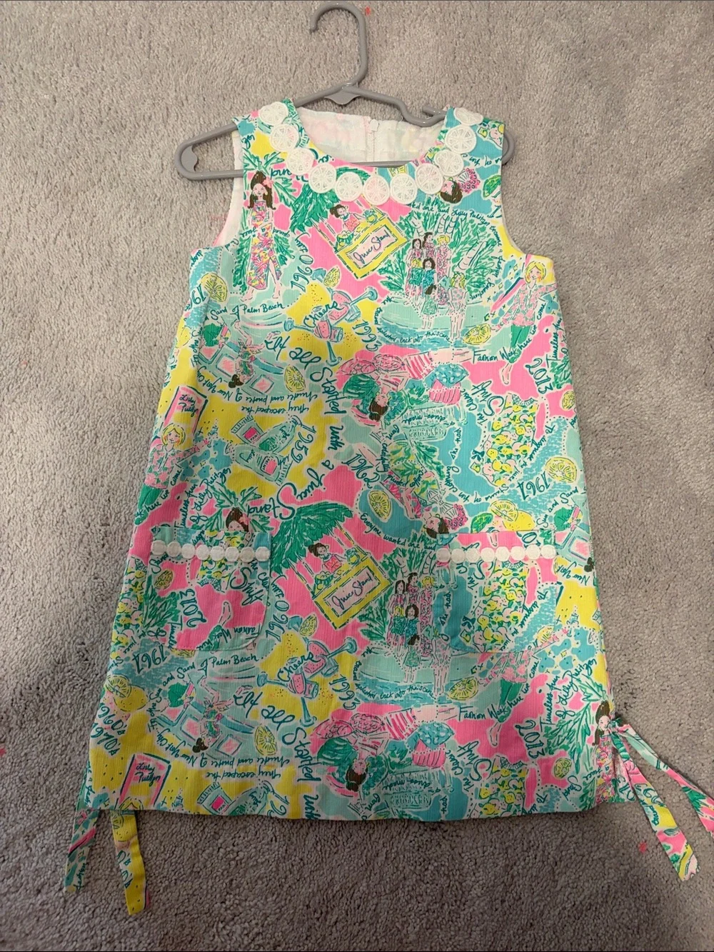 Lilly Pulitzer ‘in the beginning’ girls shift dress